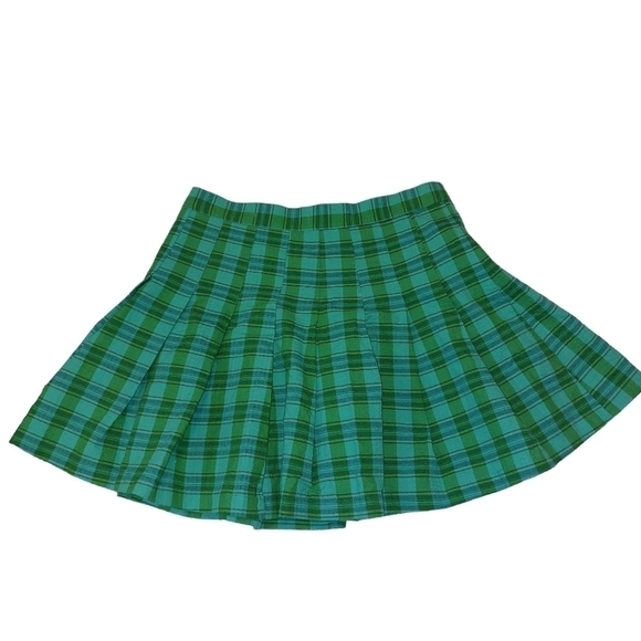 URBAN OUTFITTERS LADIES PLAID MINI PLEATED SKIRT- M - Picture 3 of 5